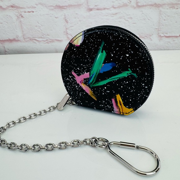 Louis Vuitton Black Monogram Canvas Splash Zippy Coin Purse - Picture 2 of 14